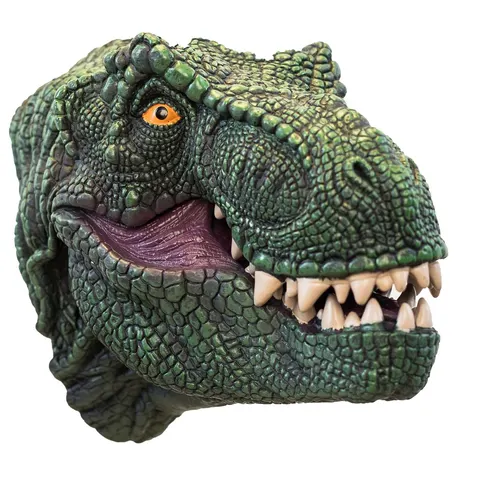 Wild Thingz Green T-Rex Hand Puppet – image 1