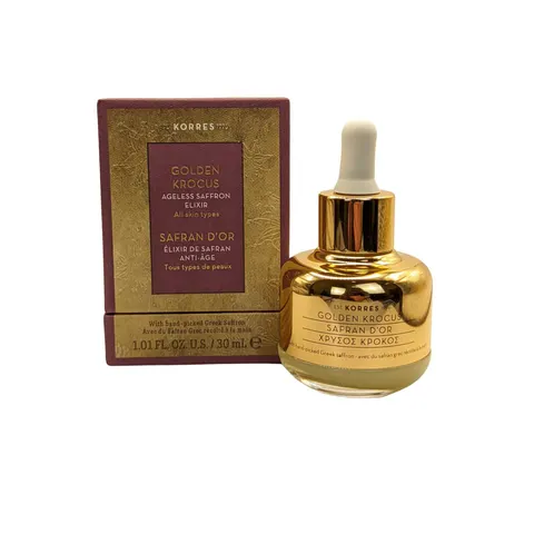 Korres Golden Krocus Anti-Aging Saffron Elixir Serum, 30 ml – afbeelding 1