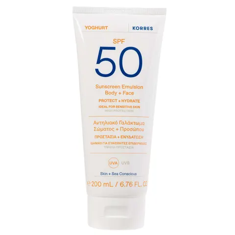Korres Yoghurt Face & Body Sunscreen SPF 50 200ml – image 1