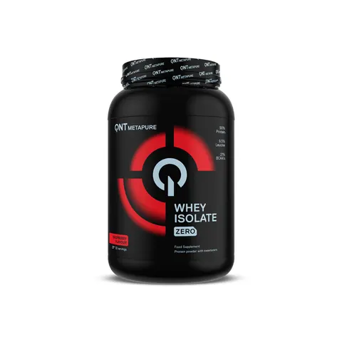 Protéine Framboise QNT Metapure Whey Isolate Zero 908 g – Noir – image 1
