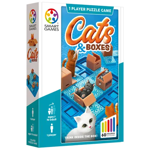 Puzzelspel Smart Games Cats & Boxes – afbeelding 1
