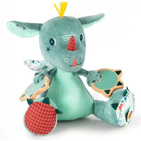 Lilliputiens - Multi-activiteitenknuffel - Joe de draak – afbeelding 1