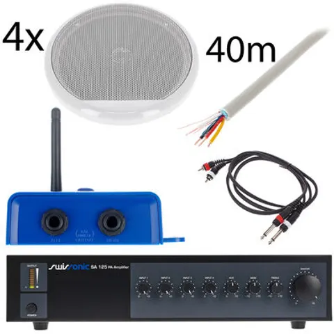 Swissonic SA 125 Biamp Pool Bundle S WH Blanco – imagen 1