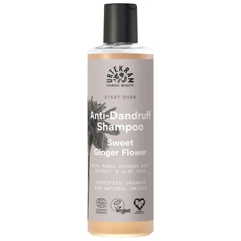 Urtekram Sweet Ginger Flower Anti-Dandruff Shampoo 250 ml – image 1