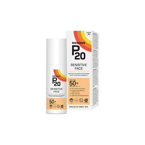 Riemann P20 Sensitive Face SPF50+ Suncream 50g – image 1
