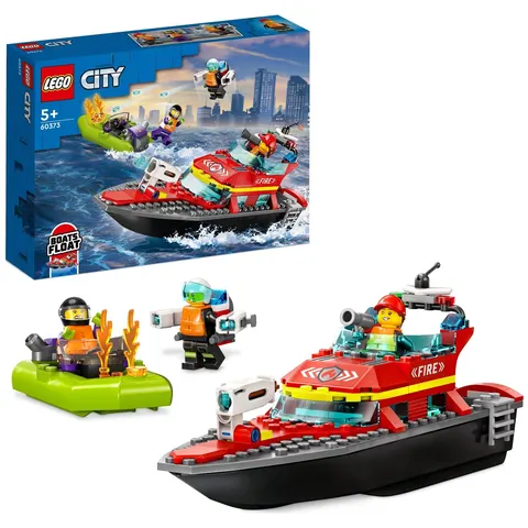 Lego Barca di soccorso antincendio 60373 – immagine 1
