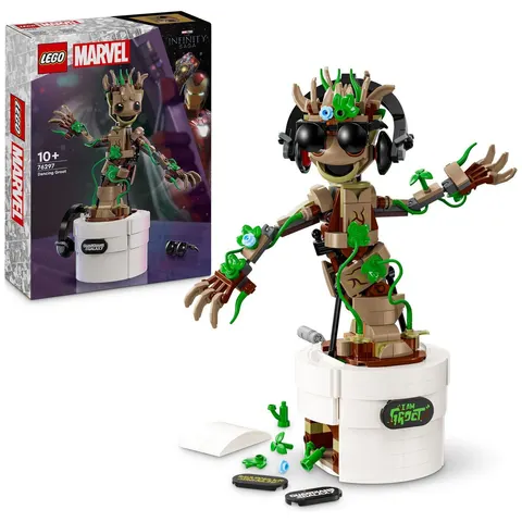 LEGO Marvel Dancing Groot Buildable Animated Toy 76297 – image 1