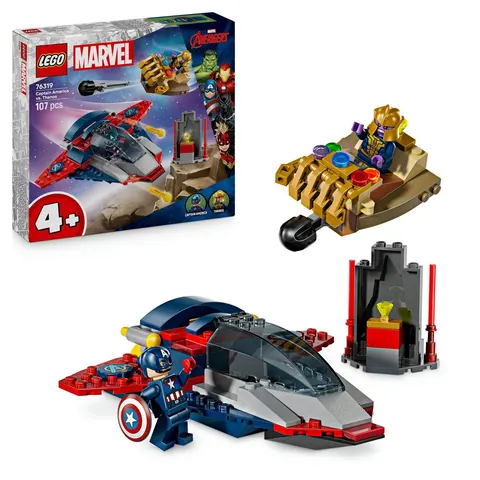 Marvel: Capitán América vs Thanos – LEGO – imagen 1