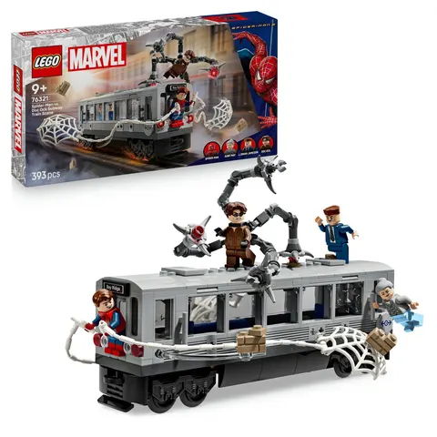 LEGO Marvel Spider-Man vs. Doc Ock Subway Train Scene 76321 – image 1