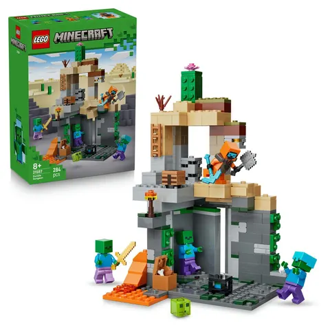 Lego Minecraft Zombie Dungeon 21587 – immagine 1