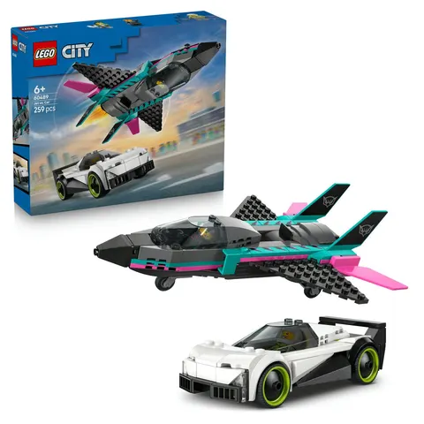 LEGO City Jet vs. Car – image 1