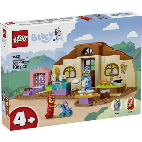 Lego Bluey A scuola con Rusty e Bluey 11221 – immagine 1