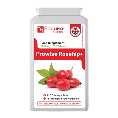 Rosehip 120 Tablets - 5000mg per Tablet, UK Made – image 1