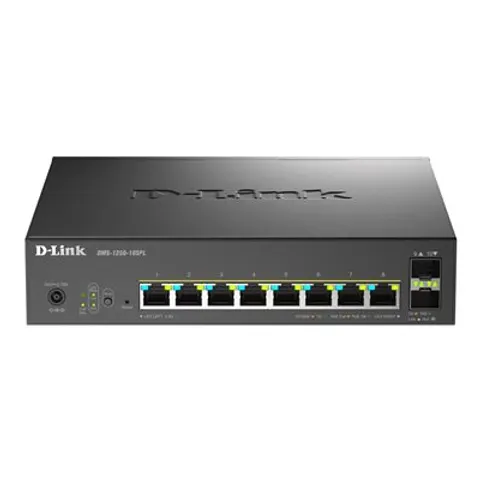 D-Link 10-Port Multi-Gigabit Smart Managed PoE+ Switch including 8 x 2 – 473746 – image 1