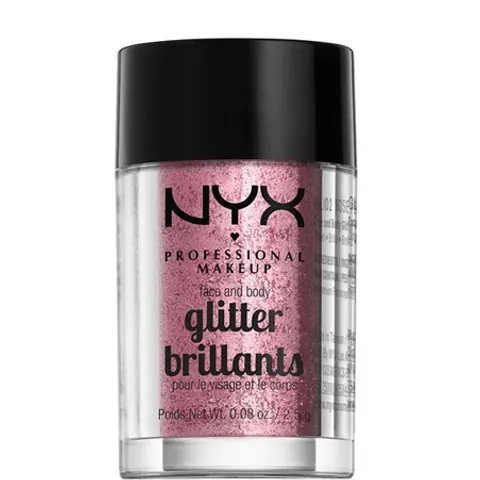 NYX PROFESSIONAL MAKEUP Face & Body Glitter Rose – Rosa 3 – Bild 1