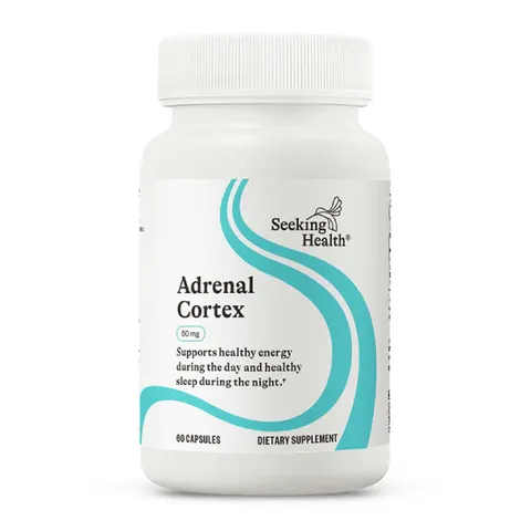 Seeking Health, Adrenal Cortex, 50 mg, 60 Capsules – image 1