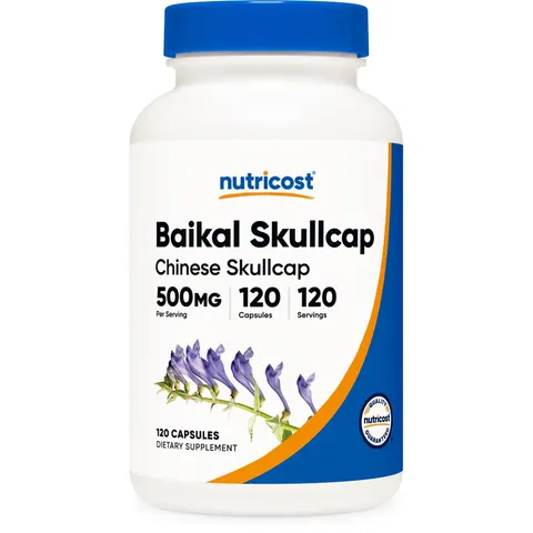 Nutricost, Baikal , 500 mg, 120 Capsules – image 1
