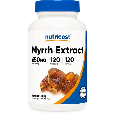 Nutricost, Myrrh Extract, 650 mg, 120 Capsules – image 1