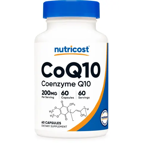 Nutricost, CoQ10, 200 mg, 60 Capsules – image 1