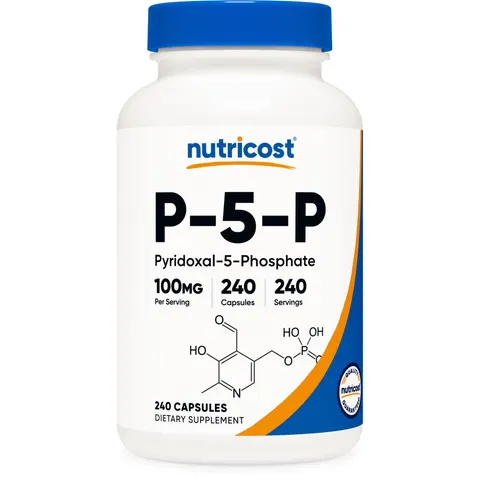 Nutricost, P-5-P, 100 mg, 240 Capsules – image 1