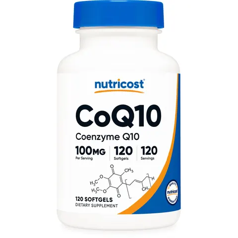 Nutricost, CoQ10, 100 mg, 120 Softgels – image 1