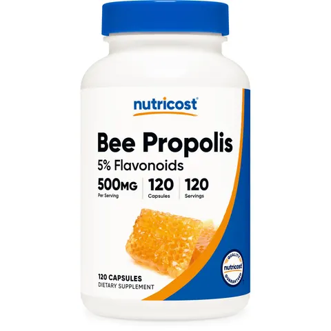 Nutricost, Bee Propolis, 500 mg, 120 Capsules – image 1