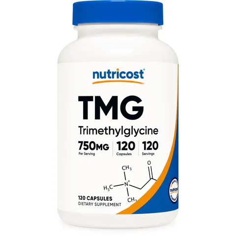 Nutricost, TMG, 750 mg, 120 Capsules – image 1