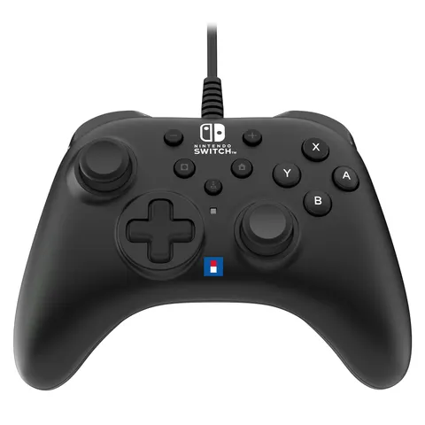 Hori Wired Controller Turbo - Black (Switch/Switch OLED) - Nintendo Switch – afbeelding 1