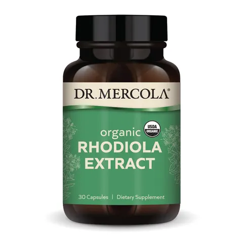 Dr. Mercola, Organic Rhodiola Extract, 30 Capsules – image 1