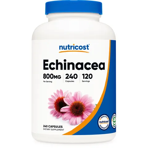 Nutricost, Echinacea, 240 Capsules (400 mg per Capsule) – image 1