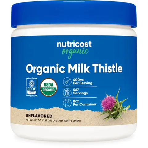 Organic Milk Thistle, Unflavored – image 1