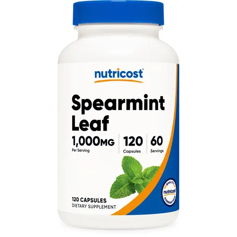 Nutricost, Spearmint Leaf, 120 Capsules (500 mg per Capsule) – image 1