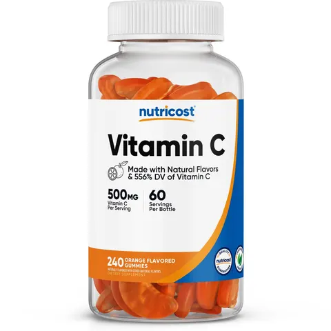 Nutricost, Vitamin C Gummies, Orange, 240 Gummies – image 1
