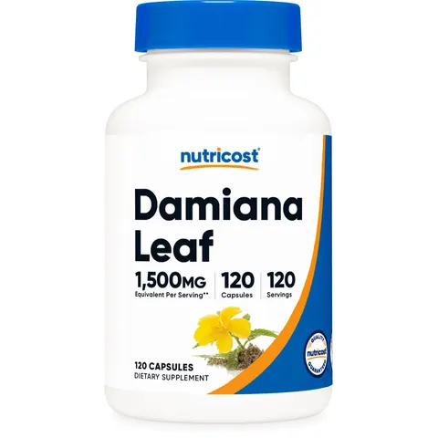 Nutricost, Damiana Leaf, 120 Capsules (150 mg per Capsule) – image 1
