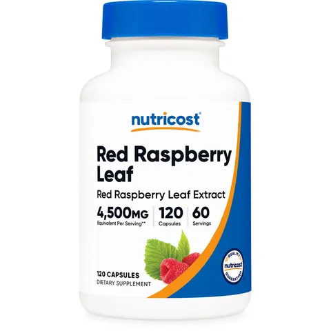 Nutricost, Red Raspberry Leaf, 120 Capsules (150 mg per Capsule) – image 1