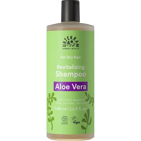 URTEKRAM Champu Aloe Vera Cabello Seco 500 ml – imagen 1