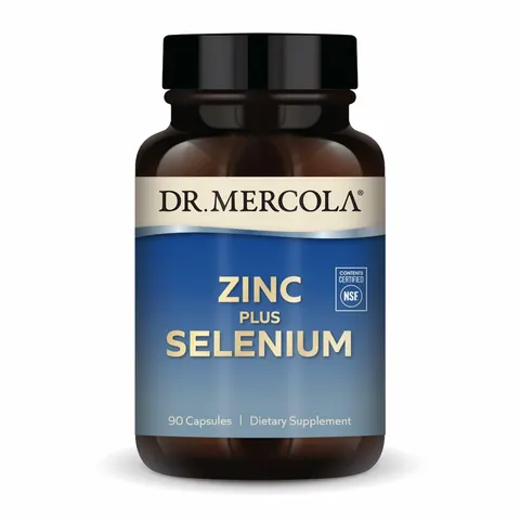 Dr. Mercola Zinc Plus Selenium, 90 Capsules – image 1