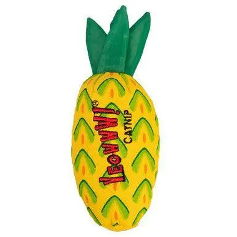 Yeowww Pineapple Catnip Stuffed Cat Toy – image 1