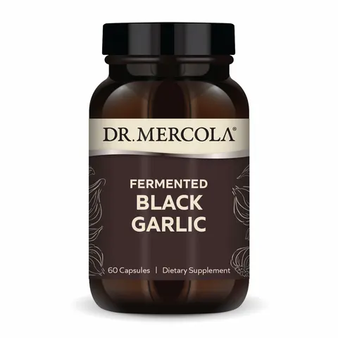 Dr. Mercola, Fermented Black Garlic, 60 Capsules – image 1