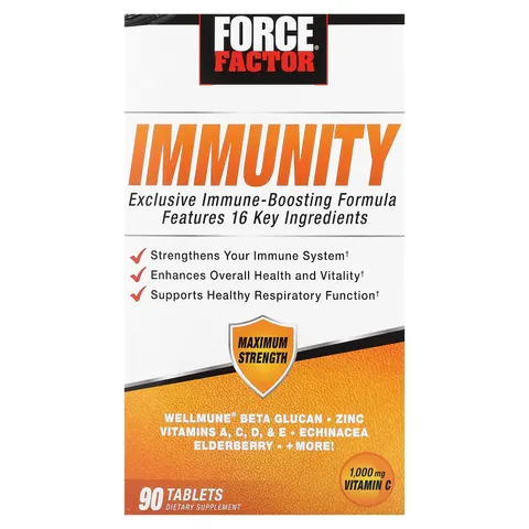 FORCE FACTOR Immunity - Immune Support with Vitamin C 1000mg, Elderberry & Zinc – image 1