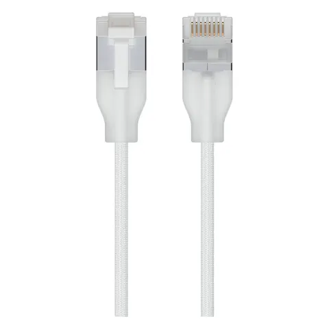 Ubiquiti UACC-Cable-Patch-EL-C6A-8M-W networking cable Translucent. Wh – image 1
