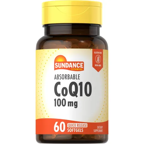 Sundance Vitamins, Absorbable CoQ10, 100 mg, 60 Quick Release Softgels – image 1