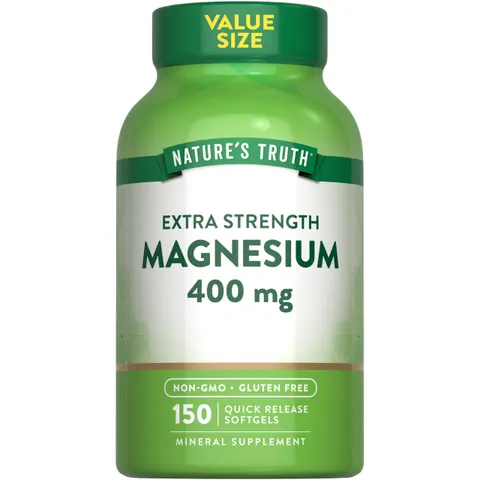 Nature's Truth, Magnesium, Extra Strength, 400 mg, 150 Quick Release Softgels – image 1