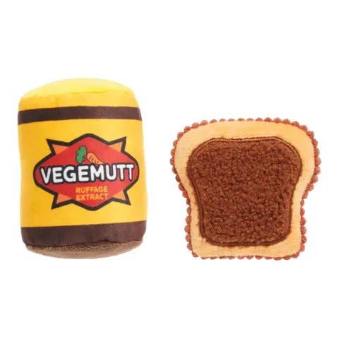 BARK Vegemutt Toast Dog Toy – image 1