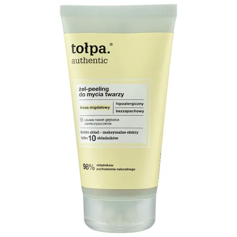 tołpa. authentic żel-peeling do mycia twarzy, 150 ml – zdjęcie 1