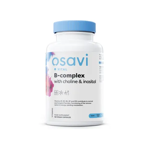B-Complex with Choline & Inositol - 120 vegan caps – image 1