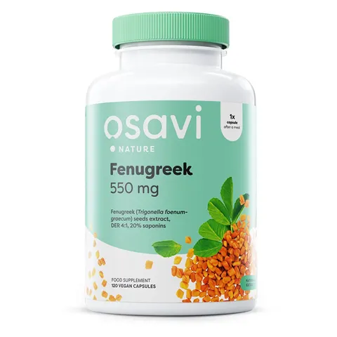Fenugreek, 550mg - 120 vcaps – image 1