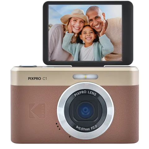 Kodak PixPro C1 13MP Digital Camera - Brown – image 1