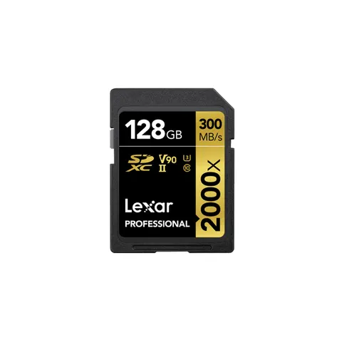 Lexar Professional SDXC 128GB 2000x UHS-II V90 – Bild 1