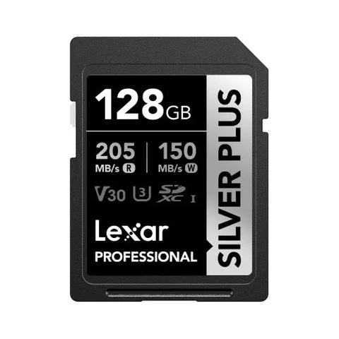 Lexar SDXC Silver Plus UHS-I 128GB – image 1